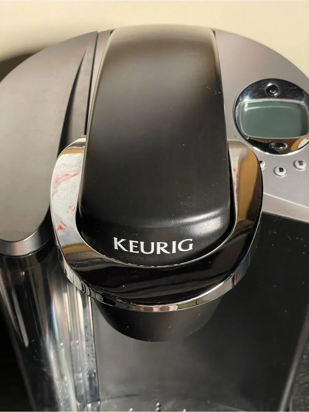Keurig K60 Classic Digital Single-Serve Coffee Maker - Black with Silver Accents